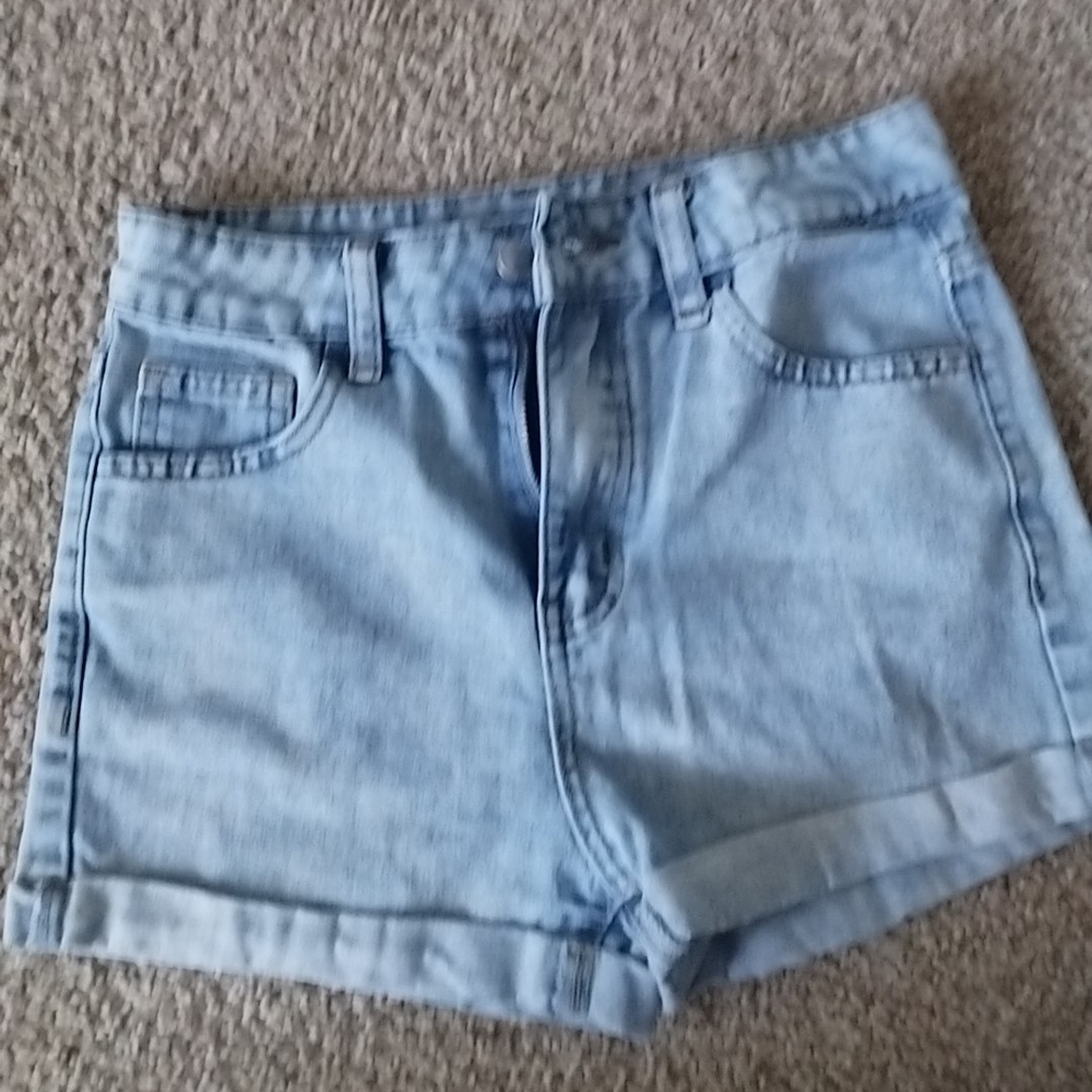 Light Blue Denim Shorts